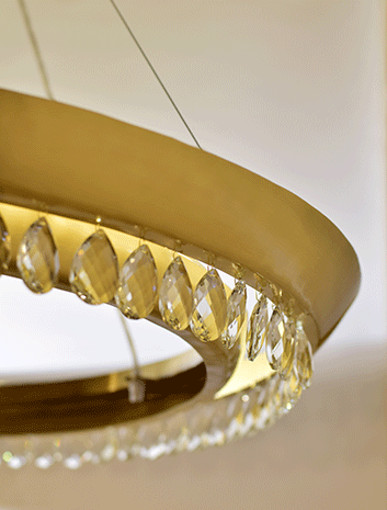 Wave Chandelier by Sahil & Sarthak